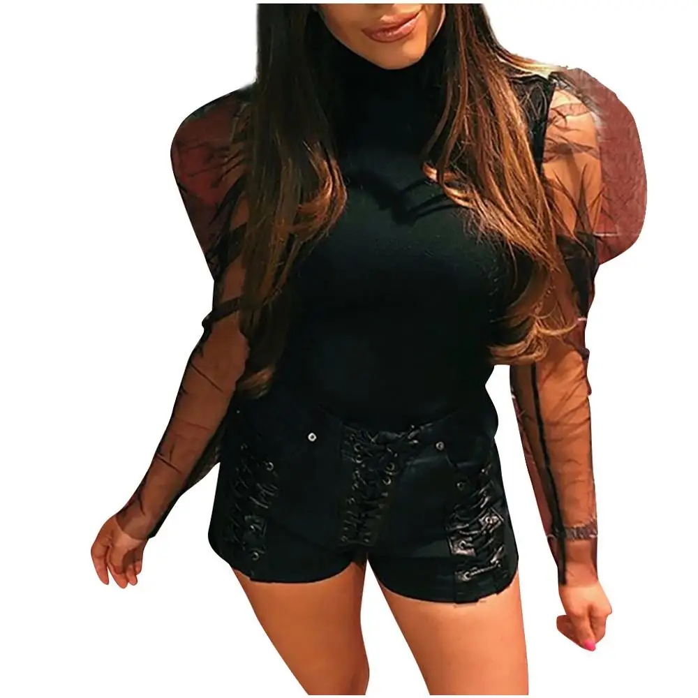 Женский элегантный топ с воротником-стойкой повседневные женские рубашки топы