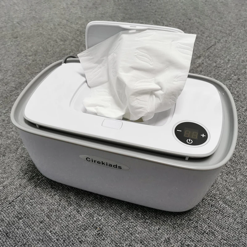 

Cirekiads Wipe Warmer Baby Wipe Warmer Dispenser Diaper Warmer with USB Charging Safe and Portable, Brings You Perfect Wipes