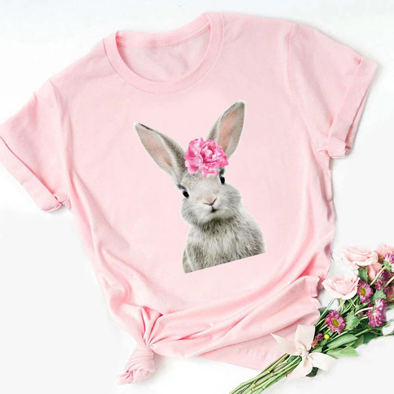 Футболка FIXSYS женская с изображением летнего цветка