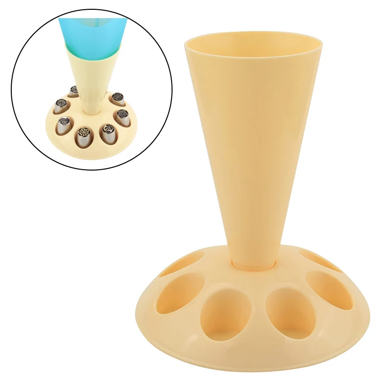 

Free Shipping Piping Nozzles and Bags Holder Cake Cupcakes Decoration Tools
