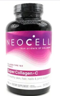 Натуральный гидролизованный коллаген Neocell таблетки типа I и III + C 6000 мг 250