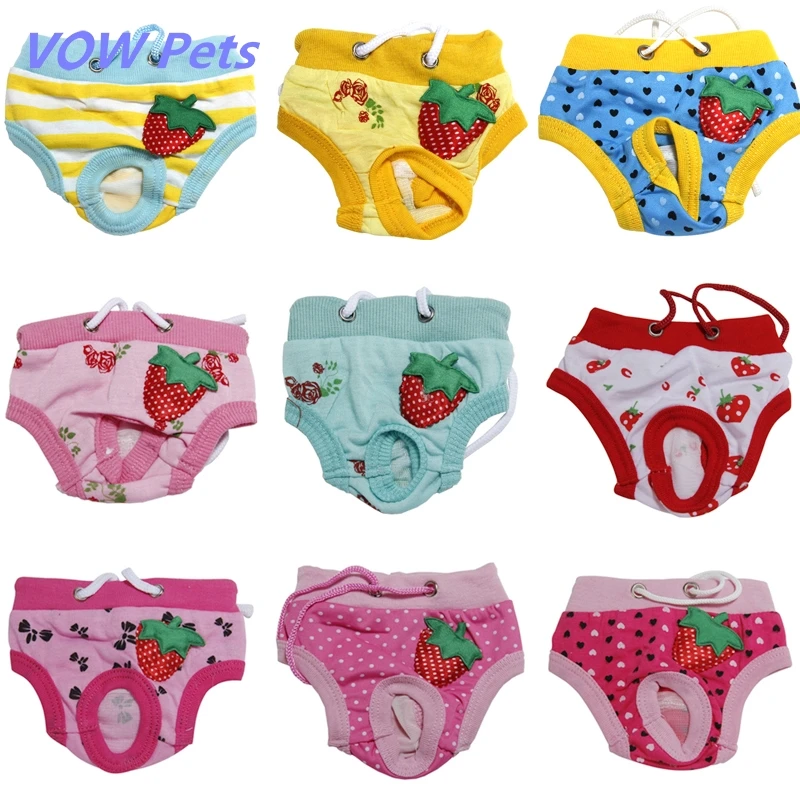 

Female Dog Shorts Diaper Sanitary Physiological Pants Washable Panties For Small Dogs Menstrual Period Underwear Briefs For Dogs