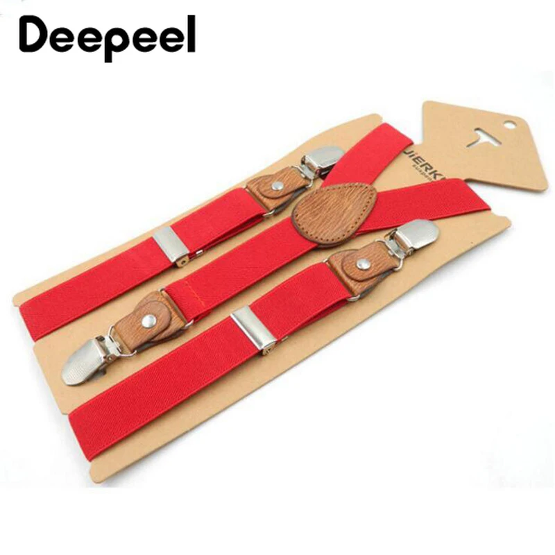 

Deepeel 1 шт. 2,5*75 см ребенка 3 Клипсы-на y-типа подтяжки высокого качества полиэстер Эластичный ремешок регулируем