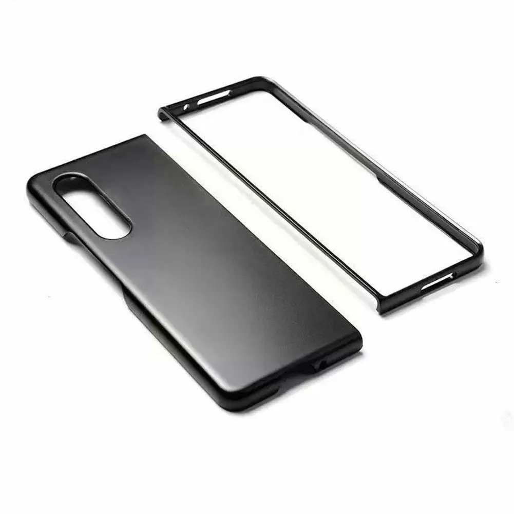 

For Z Fold 3 Fold3 Black Hard Pc Phone For Z Fold 3 Zfold3 Shockproof Cover G5p5