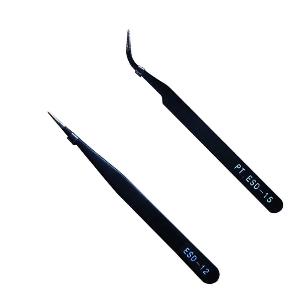 Изогнутые прямые щипцы для бровей из нержавеющей стали инструмент сбора