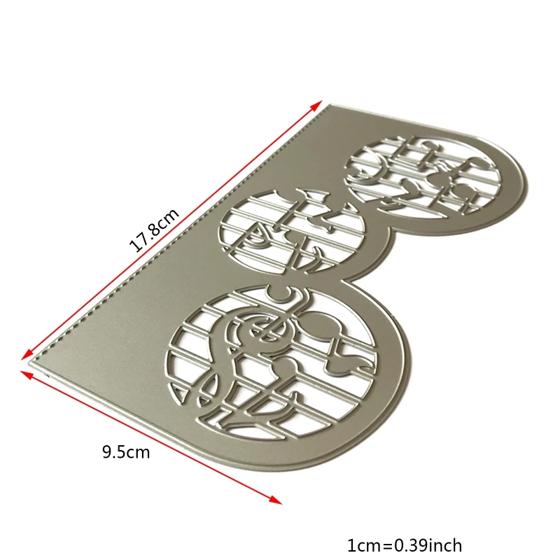 

Musical Note Metal Cutting Dies Stencil Scrapbooking DIY Album Stamp Paper Card 95AA