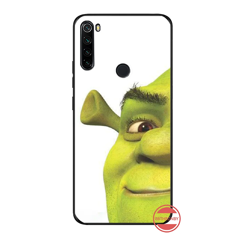 Чехол для телефона shrek черный мягкий резиновый чехол из ТПУ Xiaomi Mi A1 A2 5 6PLUS 8 9 SE Lite MIX