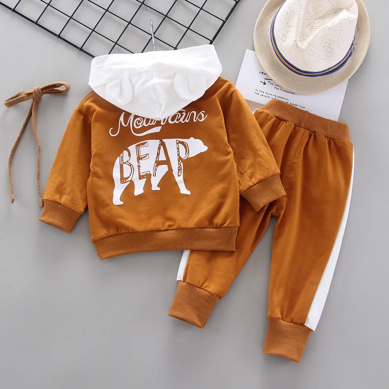 Детская одежда с полосками Комплект детской одежды для мальчиков ясельного