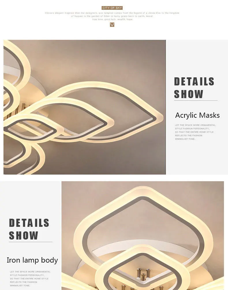 Creative Simple led chandeliers ceiling Modern Chandelier for living room lights Bedroom light fixtures led chandelier lighting