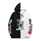 2021, Мужская модная Двухцветная Толстовка с рисунком розыгрышей, пуловер, свитшот, тонкая одежда в стиле Харадзюку