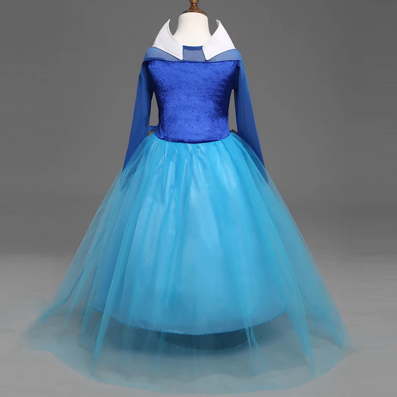 Girl Sleeping Beauty Aurora Princess Costume for Kids Girls Dress Children Party Cosplay Summer Briar Rose Vestido | Детская одежда и