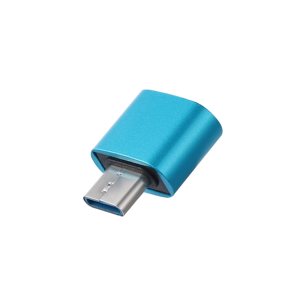1 шт. USB-C 3,1 type C к USB 3,0 OTG металлический цветной конвертер адаптер «Папа-мама» для Android аксессуары для смартфонов