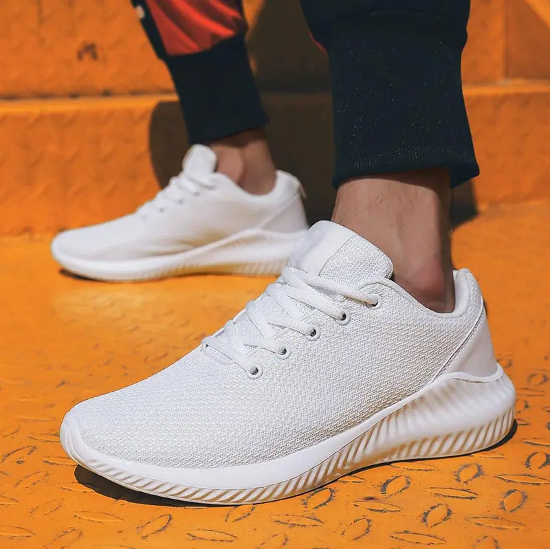 

Large Size Summer Breathable Man Sneakers Men's Shoes Sport White Sports Shoes Spring Men Running Shoes New Men Training A-543