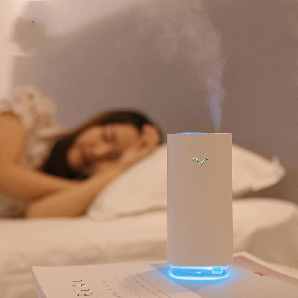 

Air Humidifier USB Ultrasonic Aroma Essential Oil Diffuser Romantic Projection Humidificador Color LED Purifier For Home