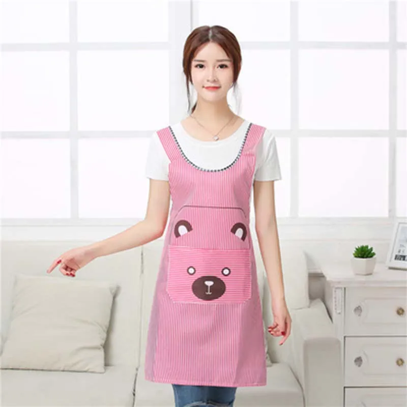 1 шт. водонепроницаемый фартук с изображением медведя из мультфильма | Дом и сад