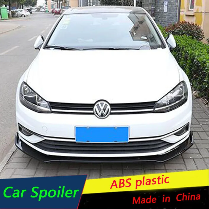 Защитный диффузор для переднего бампера Golf 7 5 подходит 2018 2019 Volkswagen golf комплект