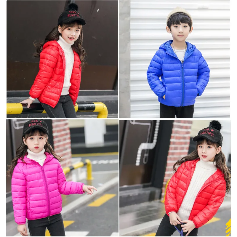 Детская зимняя куртка с капюшоном для мальчиков и девочек | Мать ребенок