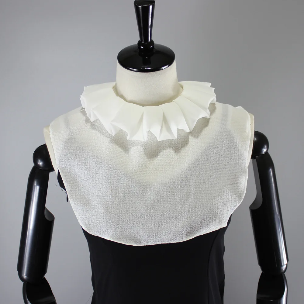 Shirt Woman Fungus Edge Decoration Dickie White False Collar Sweater Fake Detachable Necklace |