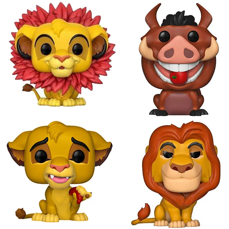 Фигурки из фильмов Диснея Симба #302 #496 Mufasa #495 Luau Pumbaa король льва виниловые фигурки