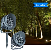 lawn lamp tree lights led light landscape outdoor lighting rgb colorful spotlight 220v ip65 waterproof led underground light 18w