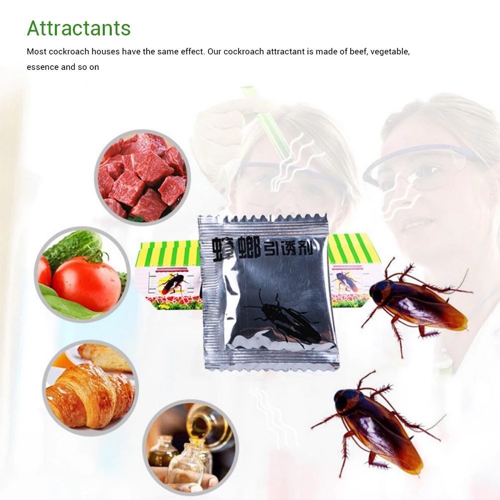 Ловушка для тараканов 10 шт. средство от насекомых уничтожения