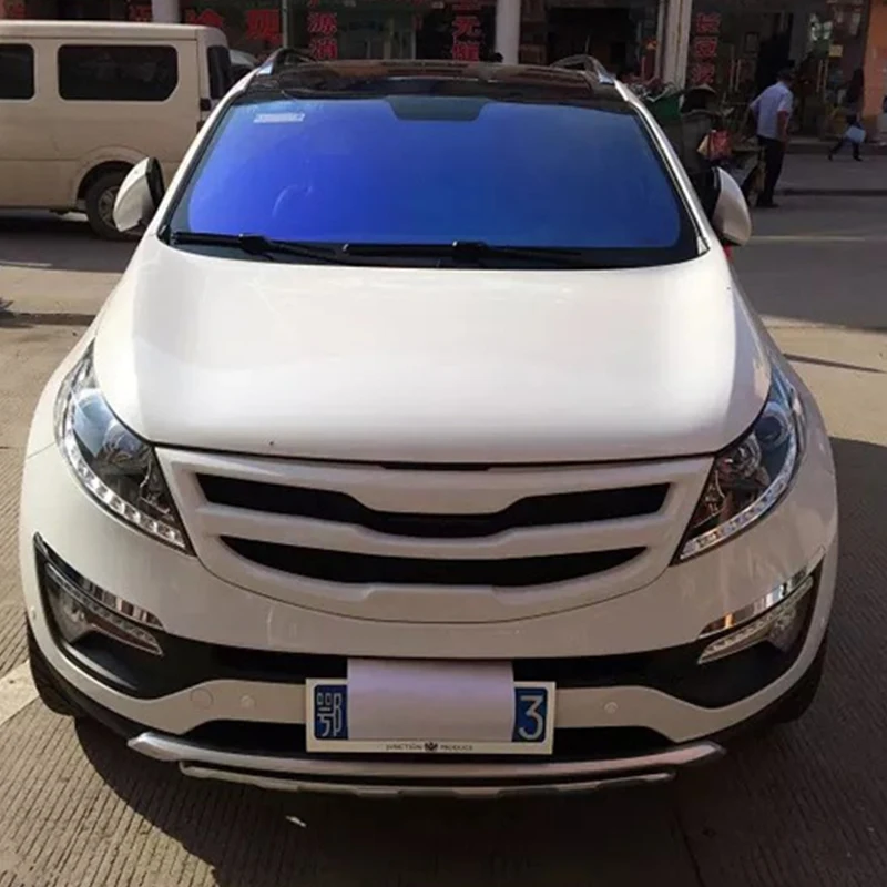 Гриль из углеродного волокна для Kia Sportage R Racing передний центральный гоночный