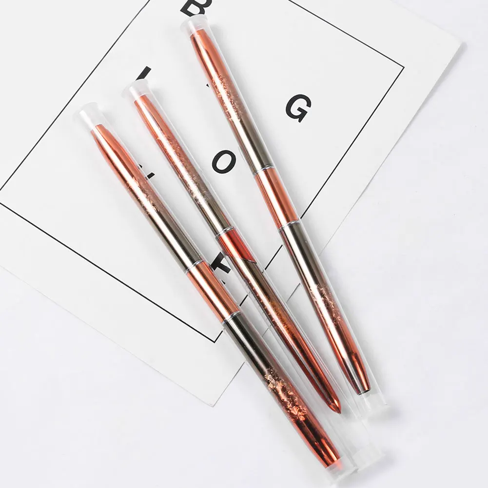 

Nail Art Brush Double Head Crystal For Manicure Gel Brush Acrylic Liquid Powder UV Gel Nail Polish Brush DIY Tools Liner Pen