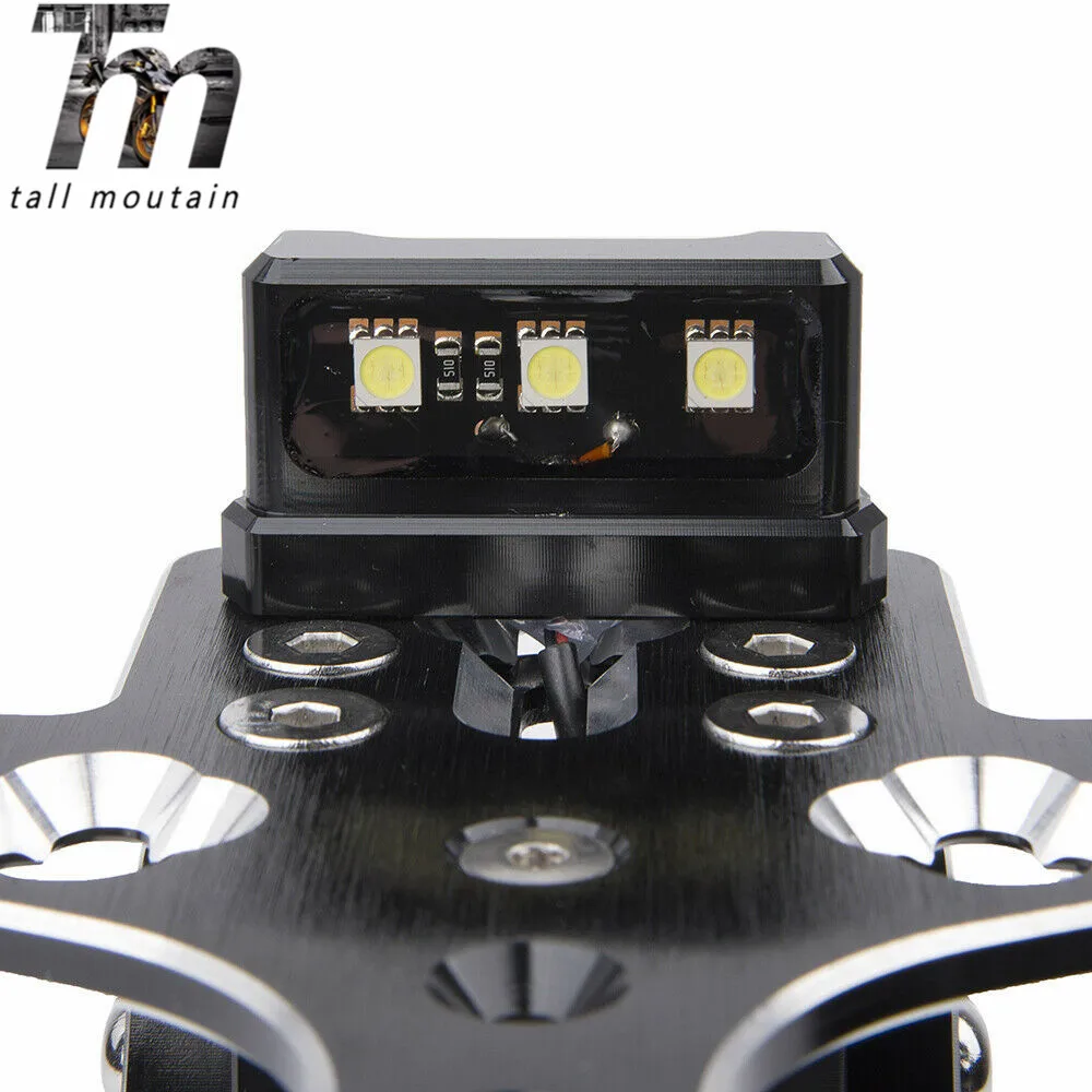 

Motorbike Adjustable License Number Plate Holder Bracket LED Fender Eliminator For Yamaha T-MAX530 TMAX 530 TMAX530 2012-2016