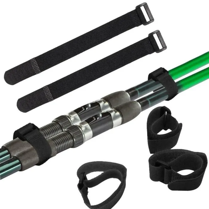 20pcs Fishing Rod Tie Holder Strap Fastening Cable Straps Cable Ties Set Magic Paste Organizer FH99