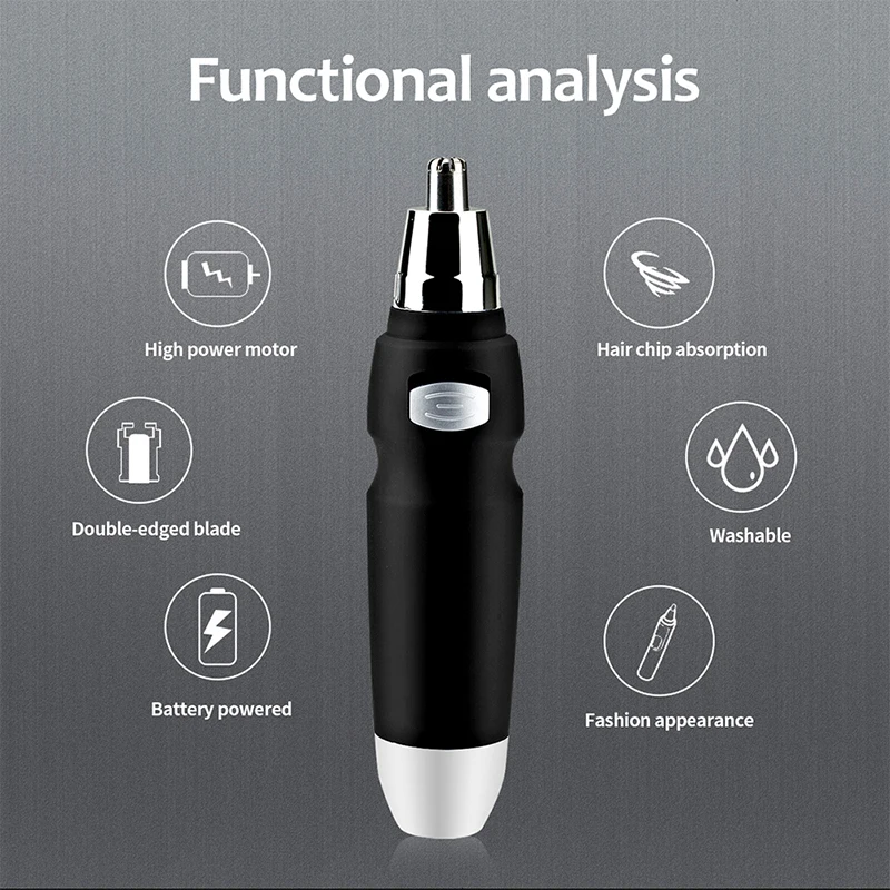 

Electric Shaving Nose Ear Trimmer Safety Face Care Nose Hair Trimmer Men Shaver