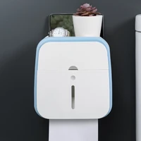 waterproof wall mounted toilet paper holder waterproof tray roll paper tube storage box tray tissue box shelf bathroom product