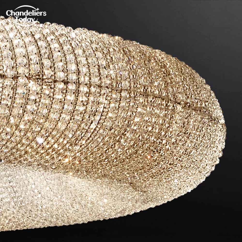 Заводская розетка роскошная винтажная RH Хрустальная Люстра Подвеска ореол