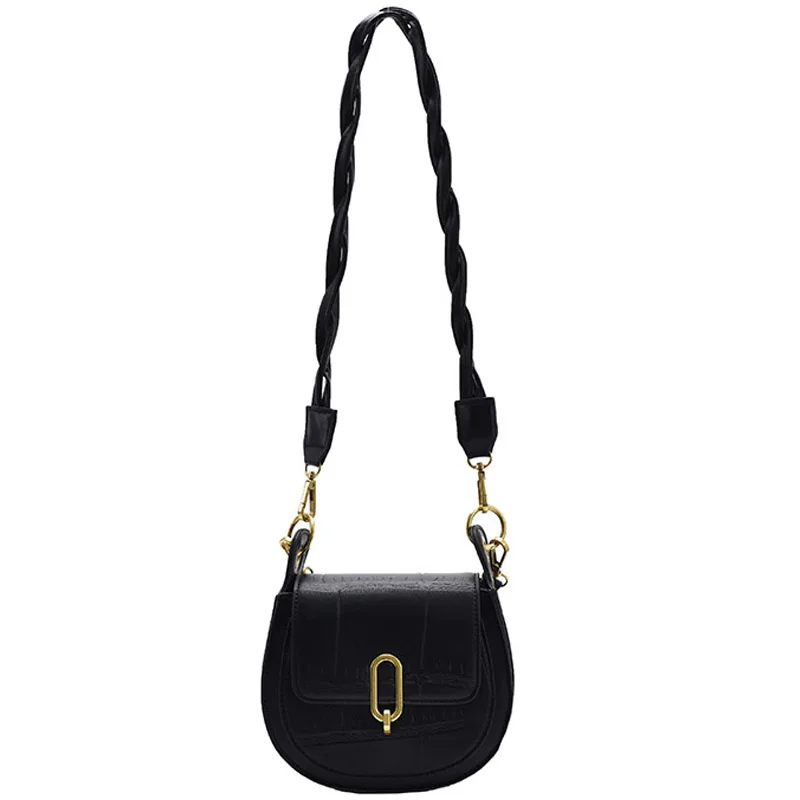 

2021 Designer Saddle Handbags Bags Luxury Women's Fashion Pu Leather Shoulder Designer Famous Solid Color Crossbody Purses