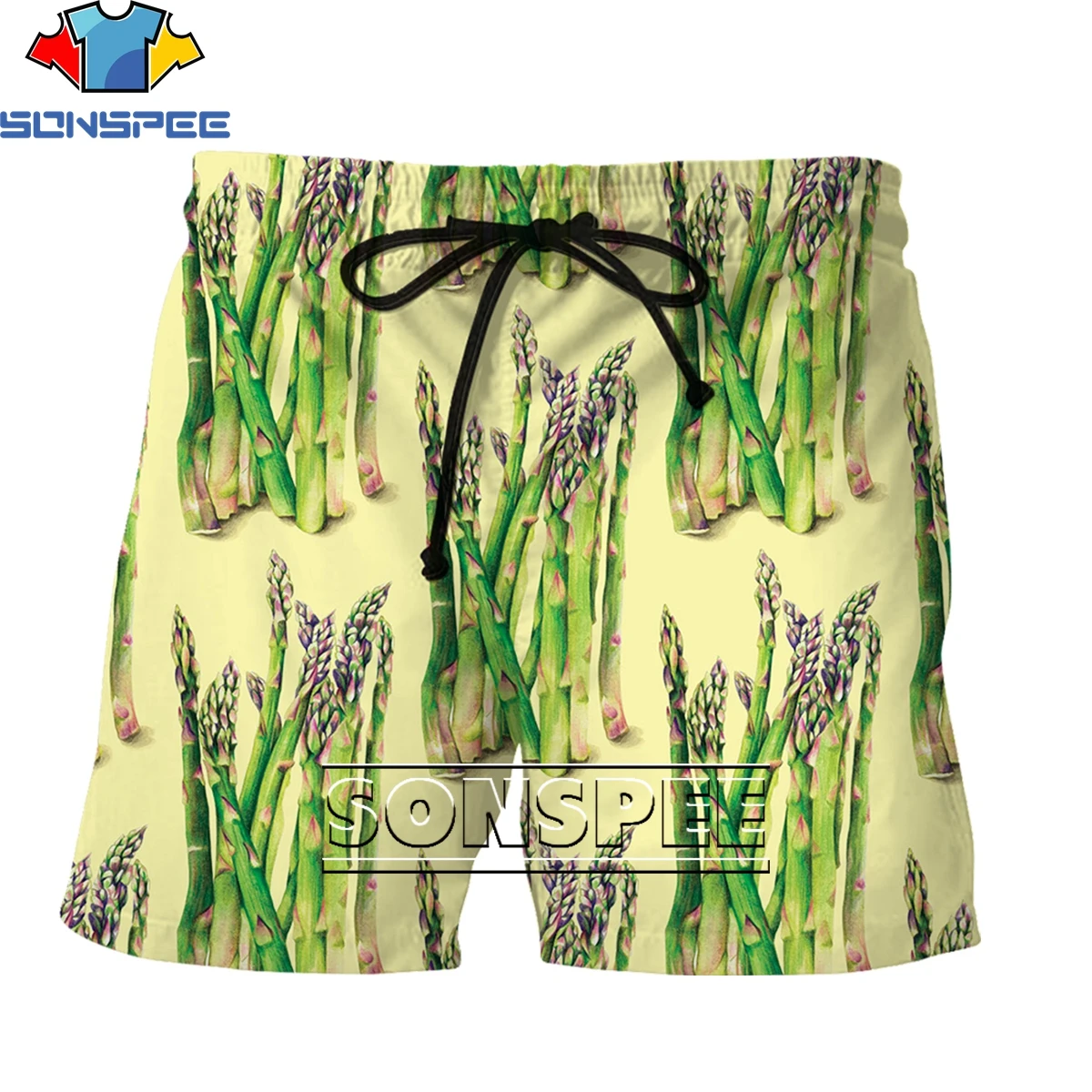 

SONSPEE New Grape Pattern Stitching Style 3D Printing Men's Shorts Summer Personality Casual Original Hawaiian Beach Clothing