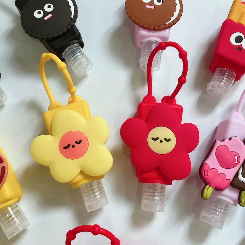 13 шт. силиконовый держатель для дезинфицирующего средства рук 30 мл|Украшения