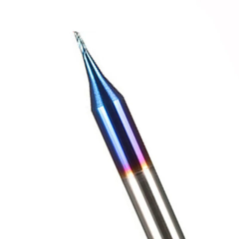 

End Mill HRC65 Two Flute Tungsten Solid Carbide Flat Milling Cutter Spiral Bit