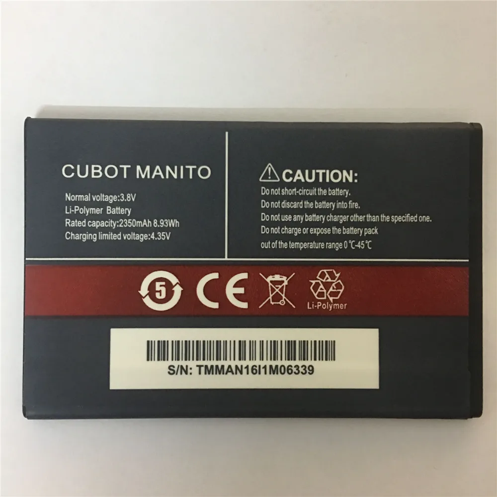 

For CUBOT MANITO Battery Batterie Bateria Batterij Accumulator 3.8V 2350mAh
