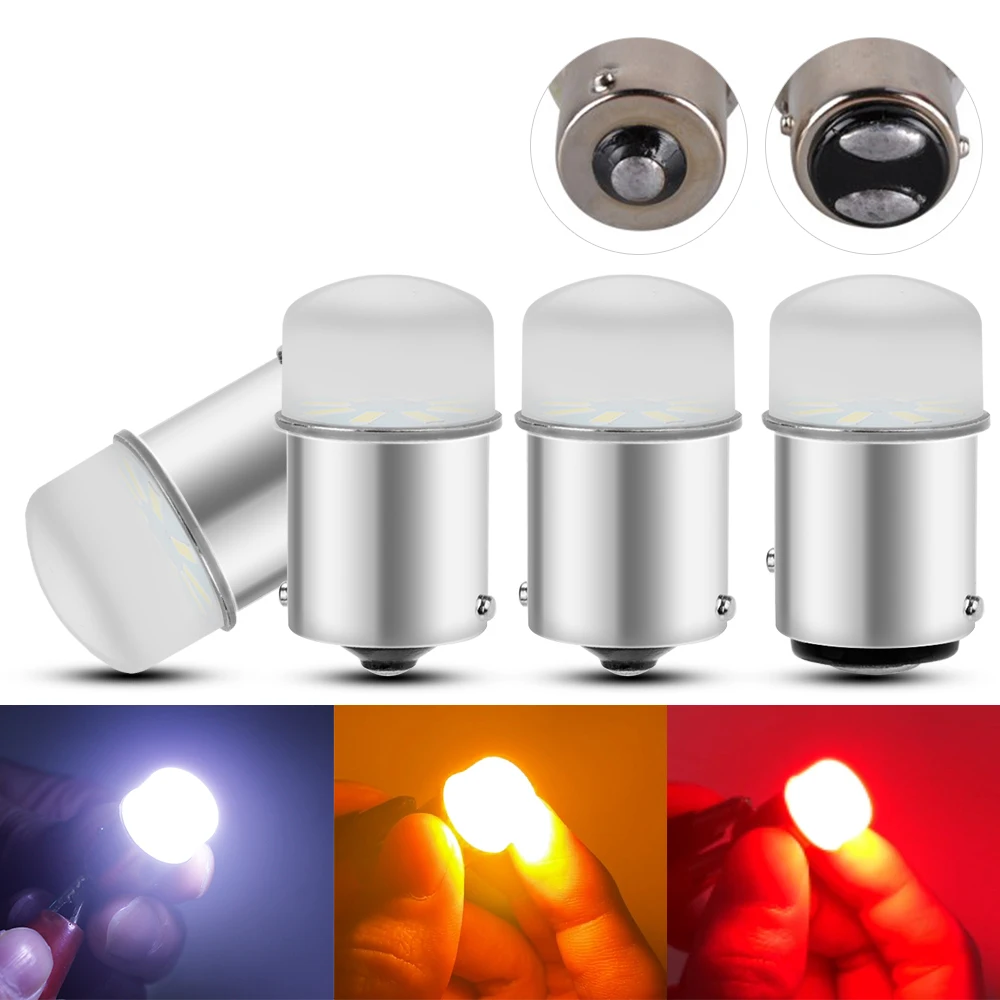 Светодиодные лампы OKEEN 10x P21W 1156 BA15S 1157 BAY15D автомобисветильник указатели поворота