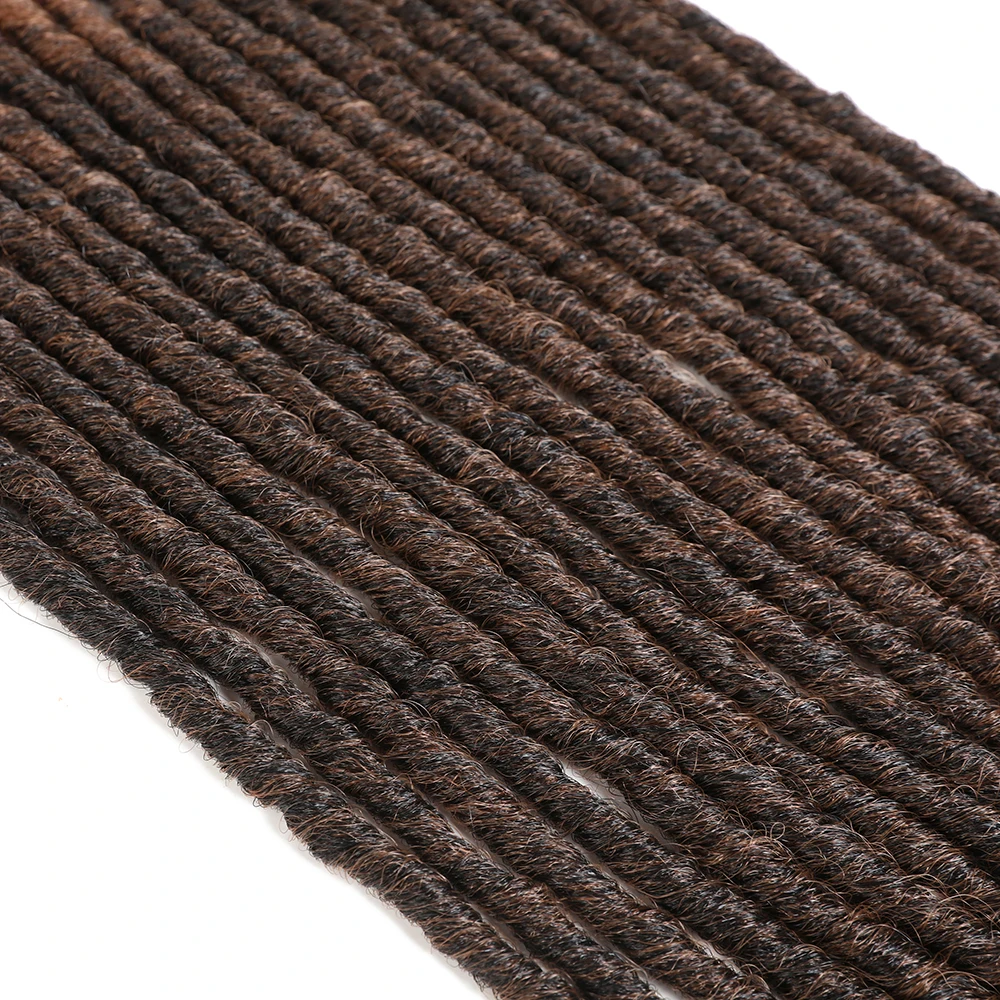 X-TRESS 18-26 дюймов мягкие дреды вязаные крючком косички Jumbo Dread прическа Ombre цвет синтетический искусственный Locs плетение волос