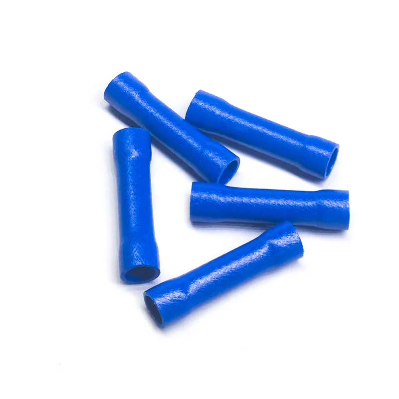 100 шт./лот BV-1.25 Соединительные клеммы Штекер Весенний Предварительно изолированный медный носовой штырь Cosse Electric Sertir Connector BV-2 BV-5.5 на.