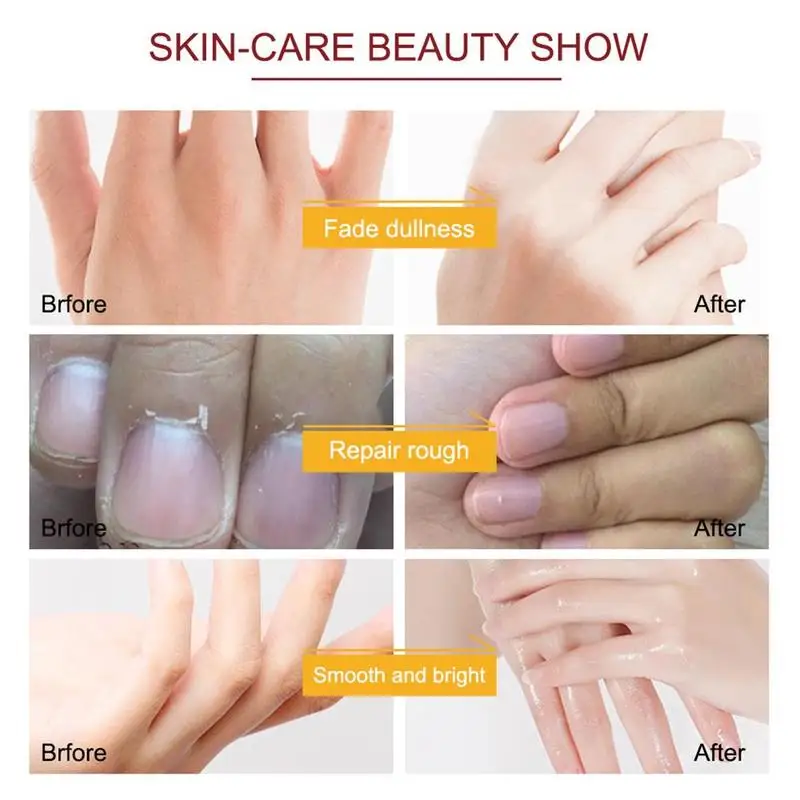 

Fine Grain Anti-drying Gloves Honey Milk Hand Mask Gloves Hand Summer Skin Anti-aging Spots Anti-drying Reduces Age Care Q8F9