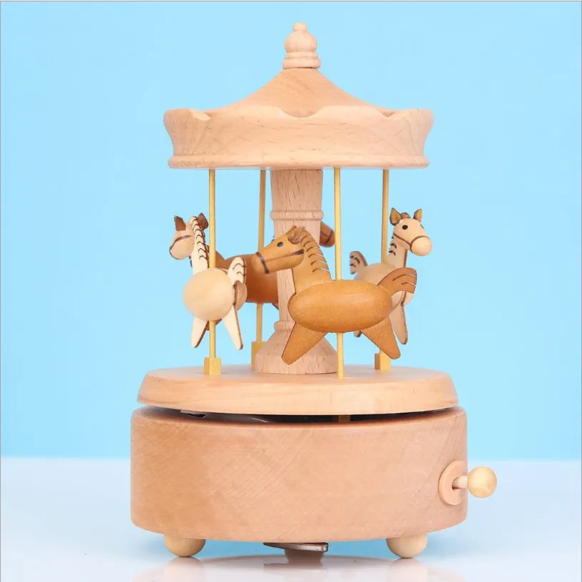 

Музыкальная шкатулка в виде карусели, набор тортов, креативные Подарочные игрушки, домашние поделки, подарок на день Святого Валентина и де...