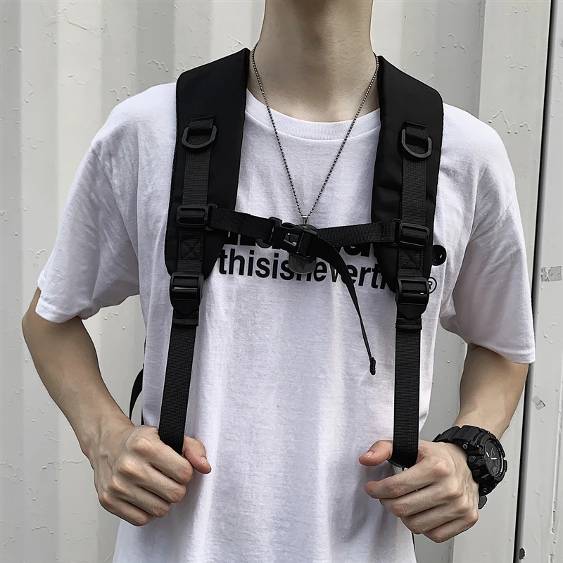 

PB3757 2021 new Fashion backpack super fire backpack men's tide brand travel light and simple computer bag