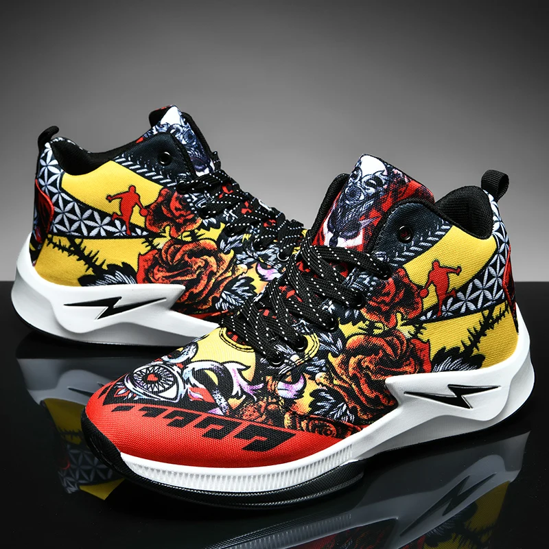 Высококачественная Осенняя новинка Мужская брендовая Баскетбольная обувь стиль
