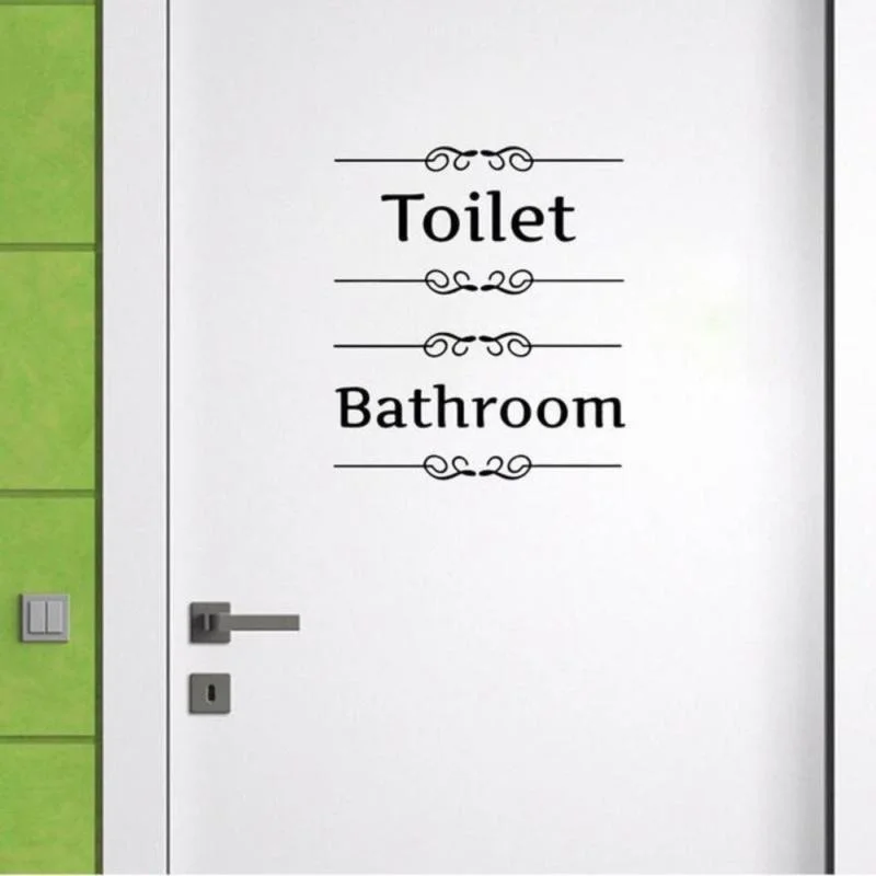 Аксессуары для ванной комнаты наклейки туалета обои домашний декор Bade Zimmer