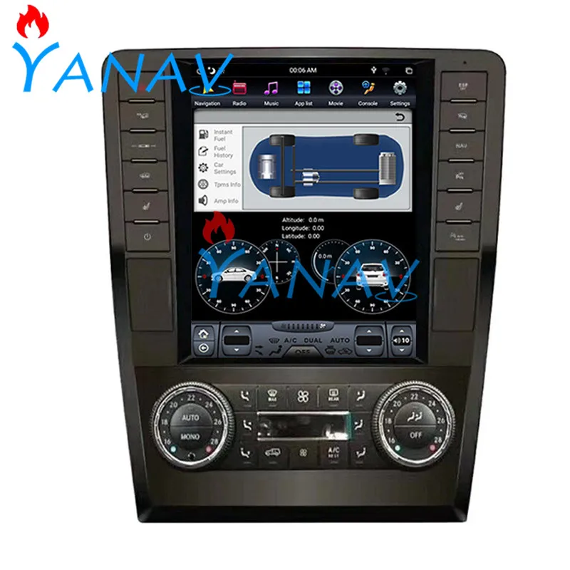 

Vertical GPS Navigation auto multimedia player for-Mercedes-Benz ML W164 W300 ML350 ML450 ML500 GL X164 G320 GL350 GL450 GL500
