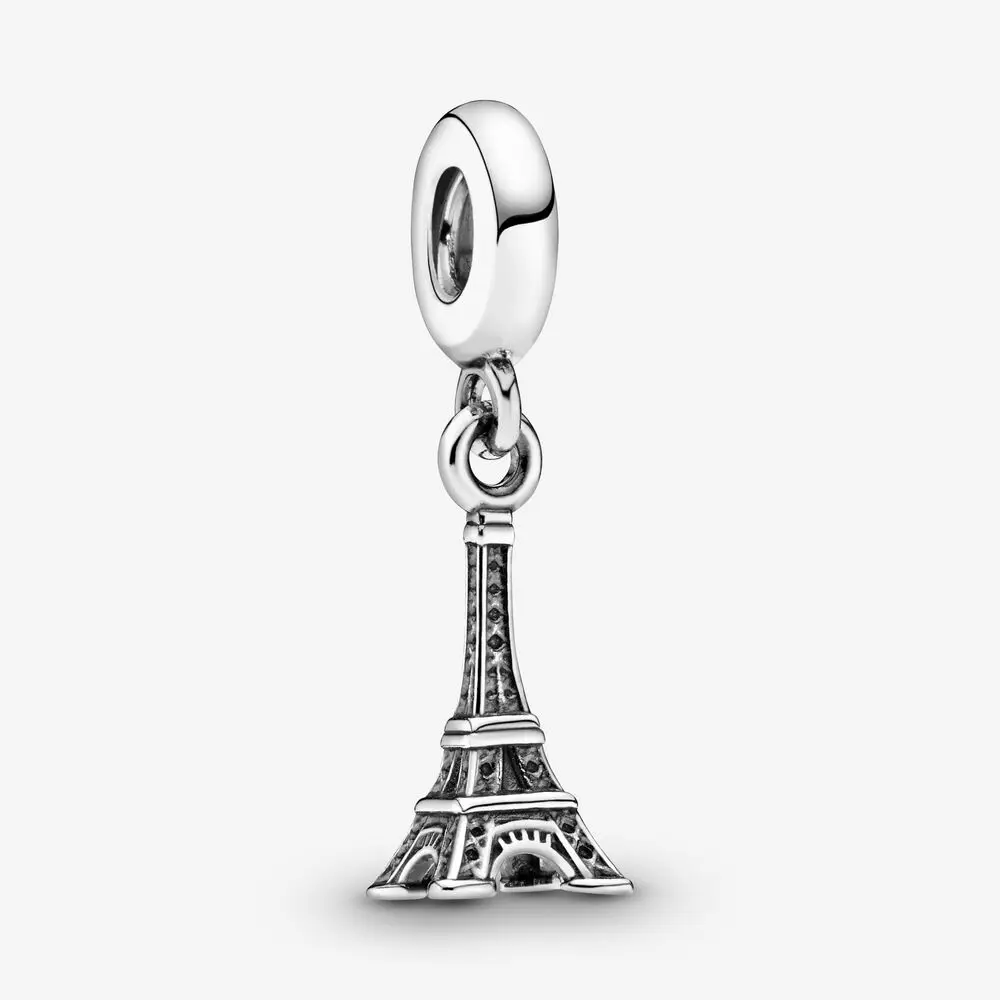 

New Fashion S925 Sterling Silver Eiffel Tower Temperament Pendant, Light Luxury and Versatile Jewelry Accessories, Free Shipping