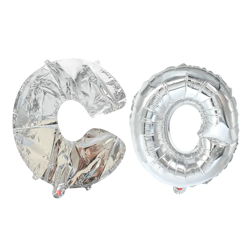 14 шт. 16 дюймов розовое золото серебро русские фольгированные буквы «С Днем Рождения» шар для детей день рождения украшения надувные воздушные шары