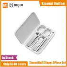 Xiaomi Mijia 5 шт. набор кусачек для ногтей из нержавеющей стали, триммер для педикюра, уход за ногтями, пилка для ногтей, профессиональный триммер для красоты