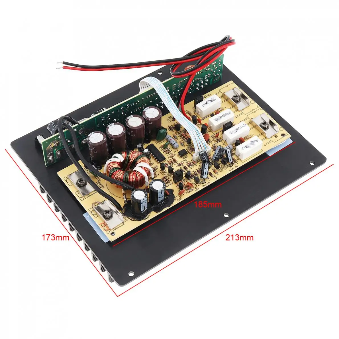 12V 1000w черный Мощность Фул высокое автомобильный сабвуфер усилитель доска бас